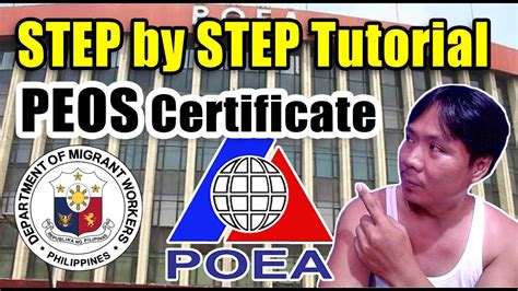 ereg peos certificate|How to Get Your PEOS Certificate Online .